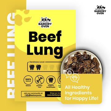 Naturally Beef Lung (Dog Treats)