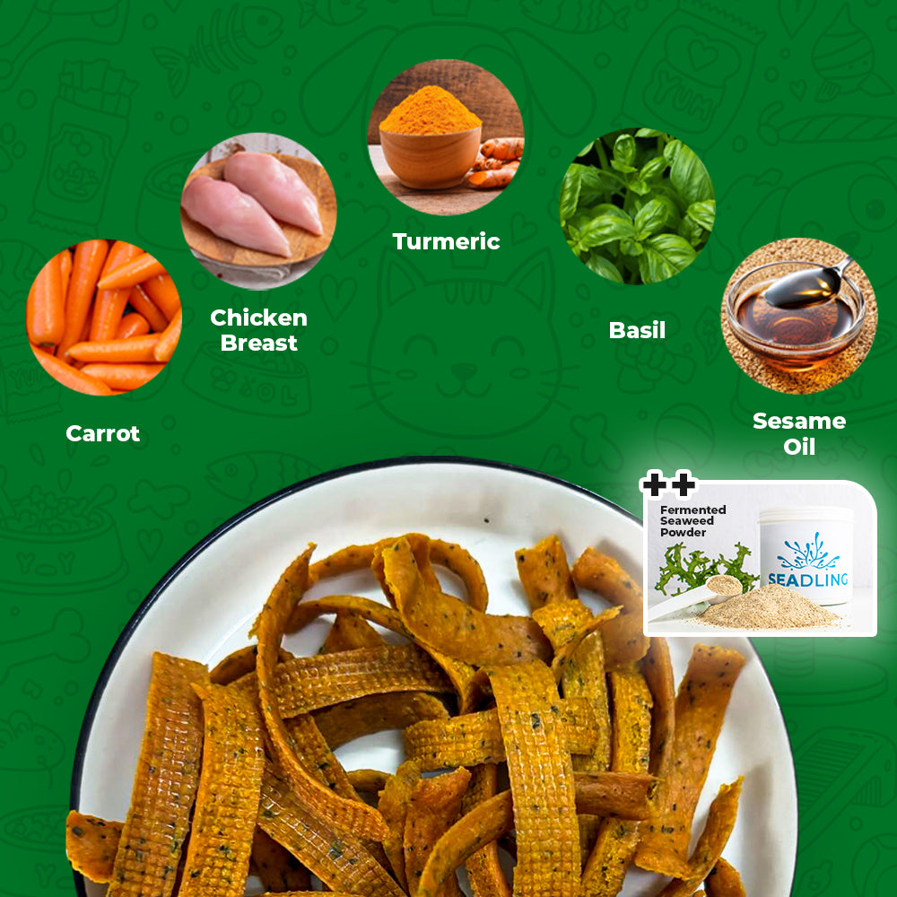 Mobility Boost Chicken + Carrot Jerky