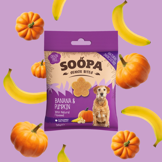 Soopa Healthy Bites - Banana & Pumpkin (For Senior Dogs)