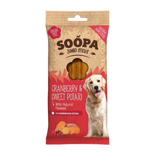 Soopa Jumbo Dental Chew Cranberry & Sweet Potato