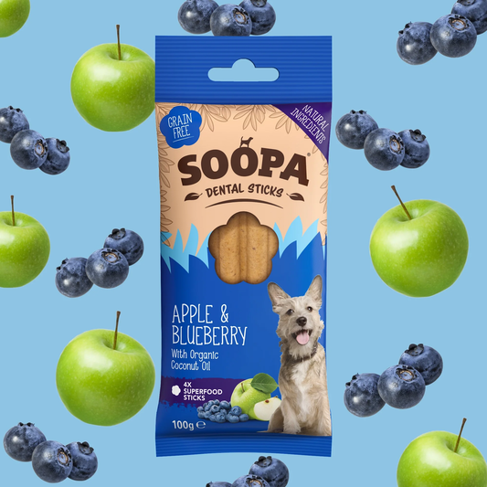 Soopa Dental Sticks - Apple & Blueberry