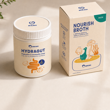 Mikavi System — HydraGut tub and Nourish Broth box