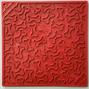 SODAPUP Enrichment Bones Design Lick Mat