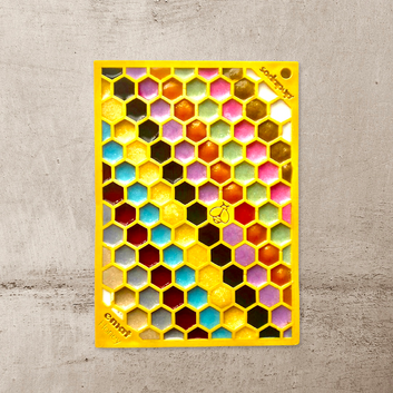 SODAPUP Enrichment Honey Comb Design Lick Mat
