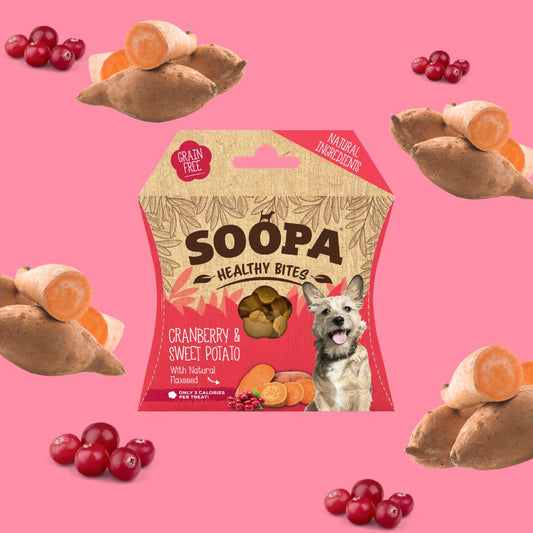 Soopa Dental Chew Cranberry & Sweet Potato (Bites Size)
