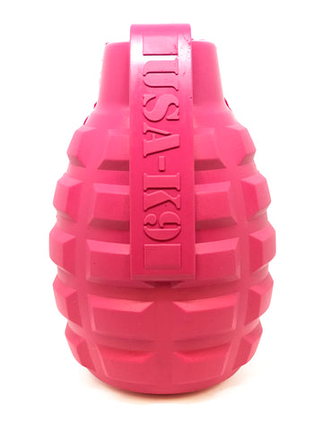SODAPUP Rubber Grenade Treat Dispenser Toy