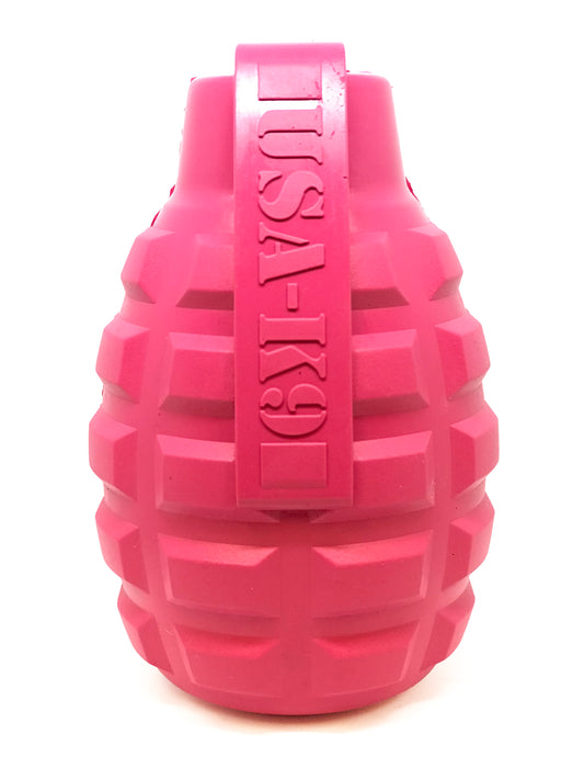 SODAPUP Rubber Grenade Treat Dispenser Toy