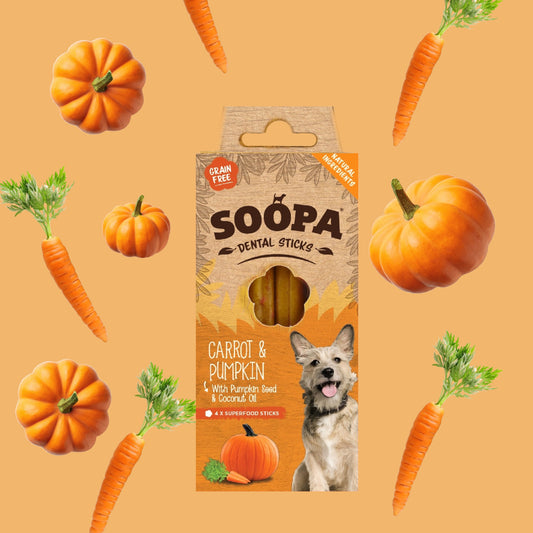 Soopa Dental Sticks - Carrot and Pumpkin