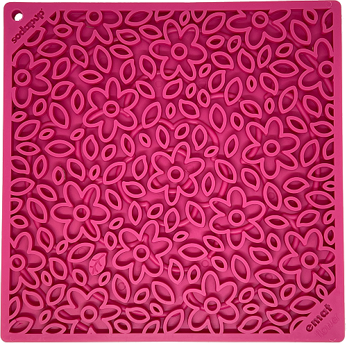 SODAPUP Enrichment Flower Power Design Lick Mat